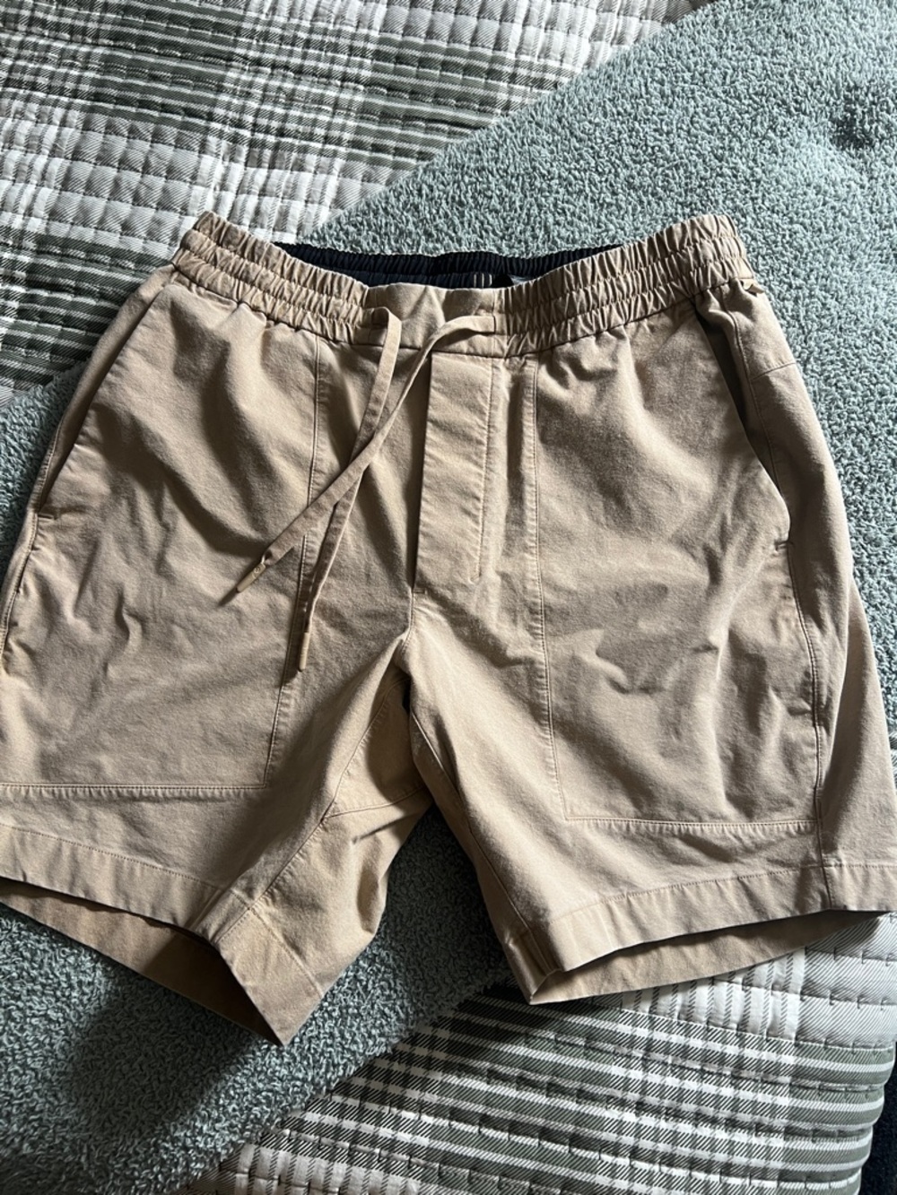 lululemon athletica Men's Drawstring Shorts in Tan